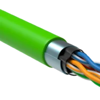 ITK Витая пара F/UTP кат.5E 4x2х24AWG solid LSZH нг(А)-HFLTx зеленый (305м)
