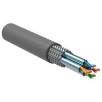 ITK Кабель связи витая пара S/FTP, кат.6A 4х2х23AWG solid, PVC, 305м, серый
