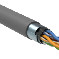 ITK Кабель связи витая пара F/UTP, кат.6 4x2х23AWG solid, PVC, 305м, серый