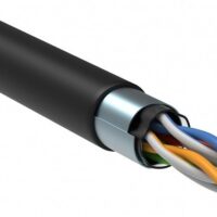 ITK Витая пара F/UTP кат.6 4х2х23AWG solid LDPE черный (305м)